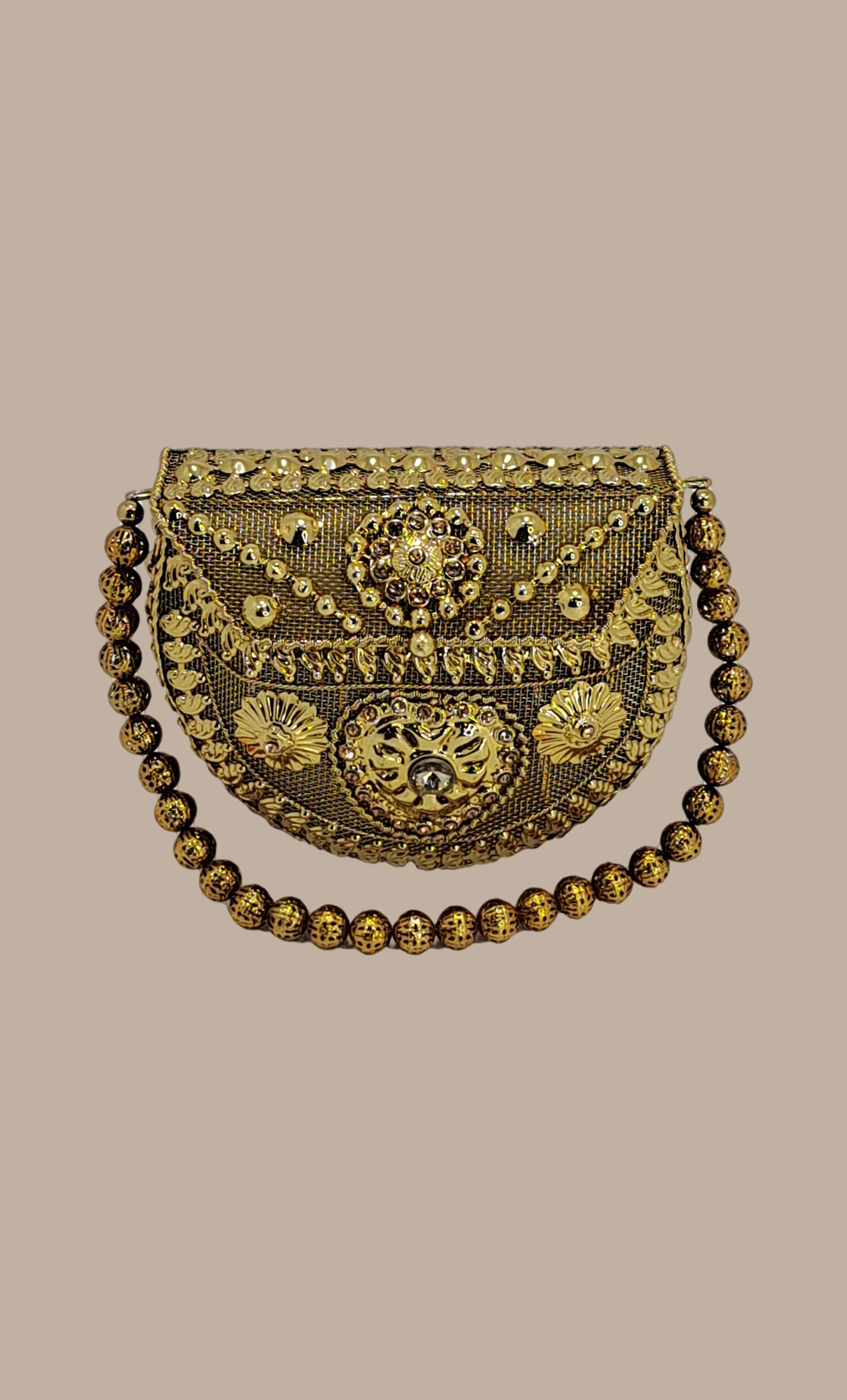 Small Gold Clutch Bag