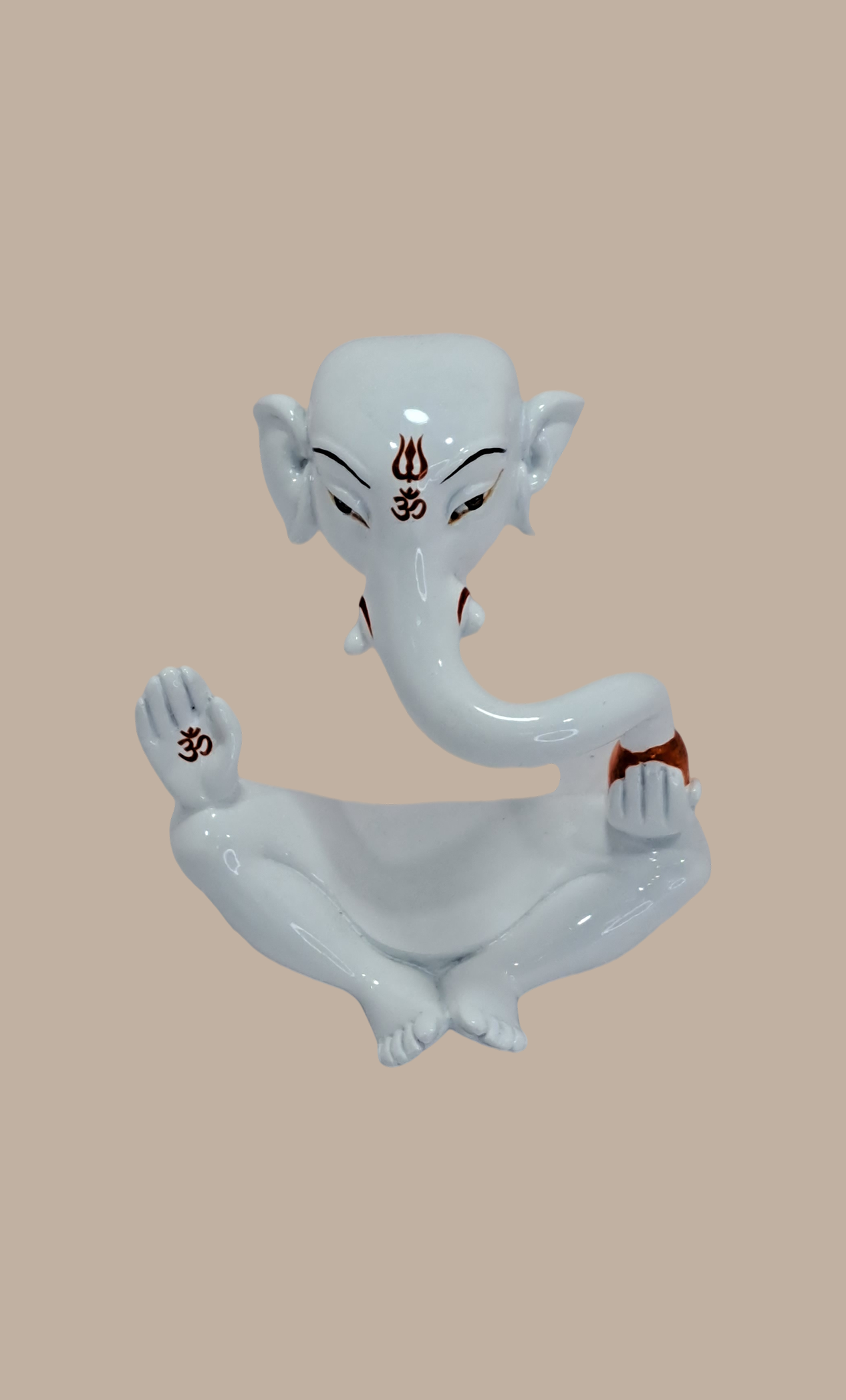 White Floating Ganesha