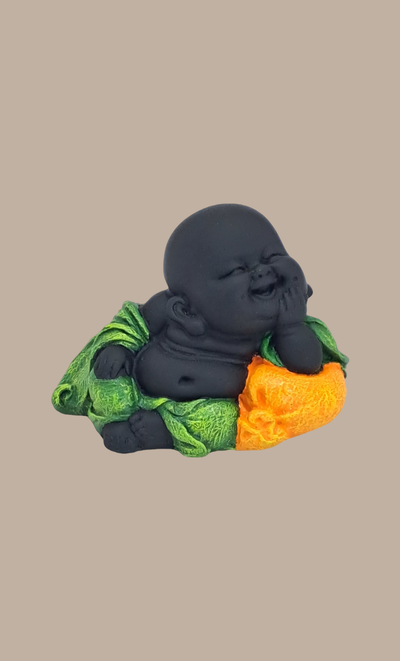 Green Relaxing Baby Monk
