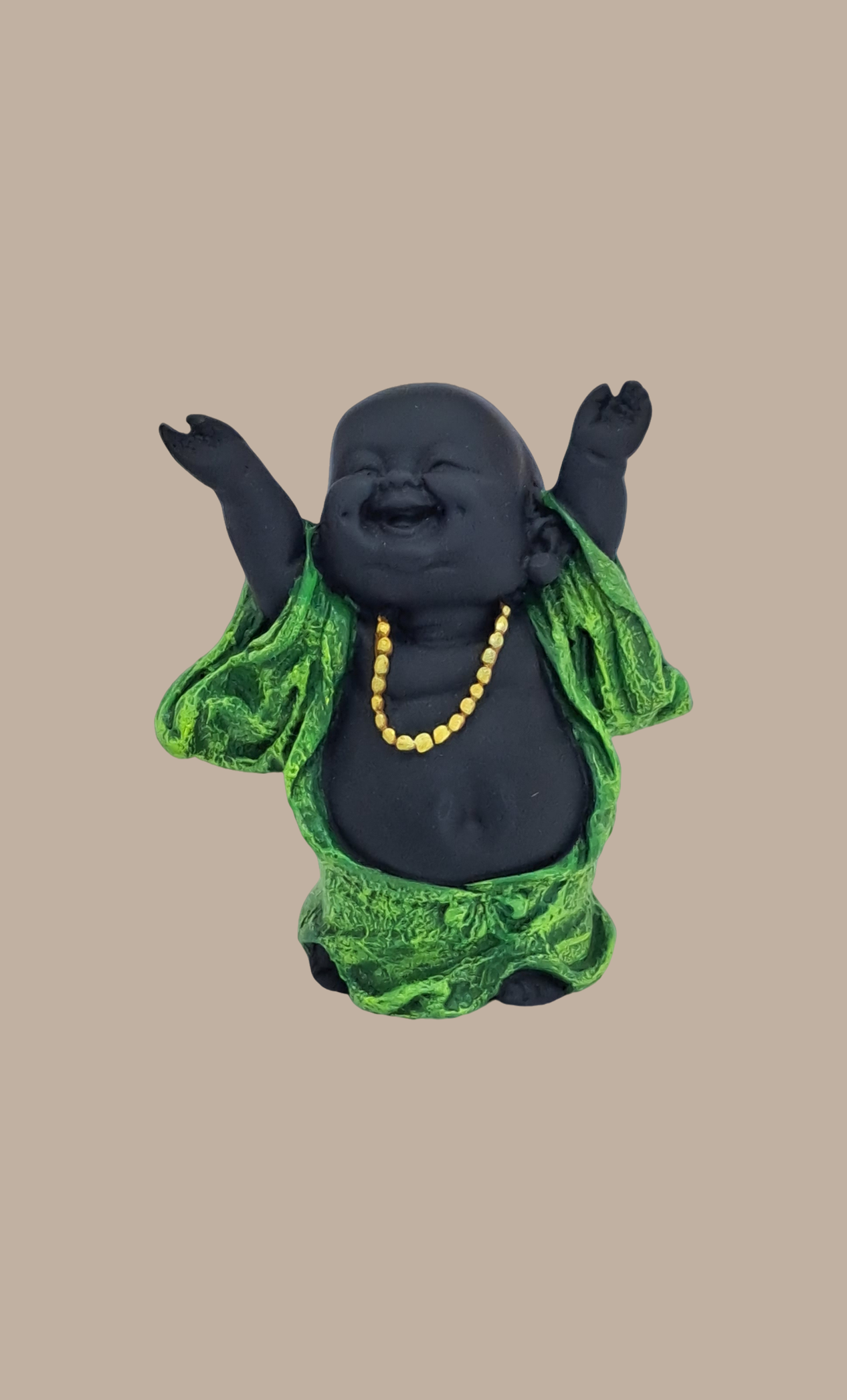 Green Happy Baby Monk