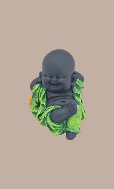 Green Relaxing Baby Monk