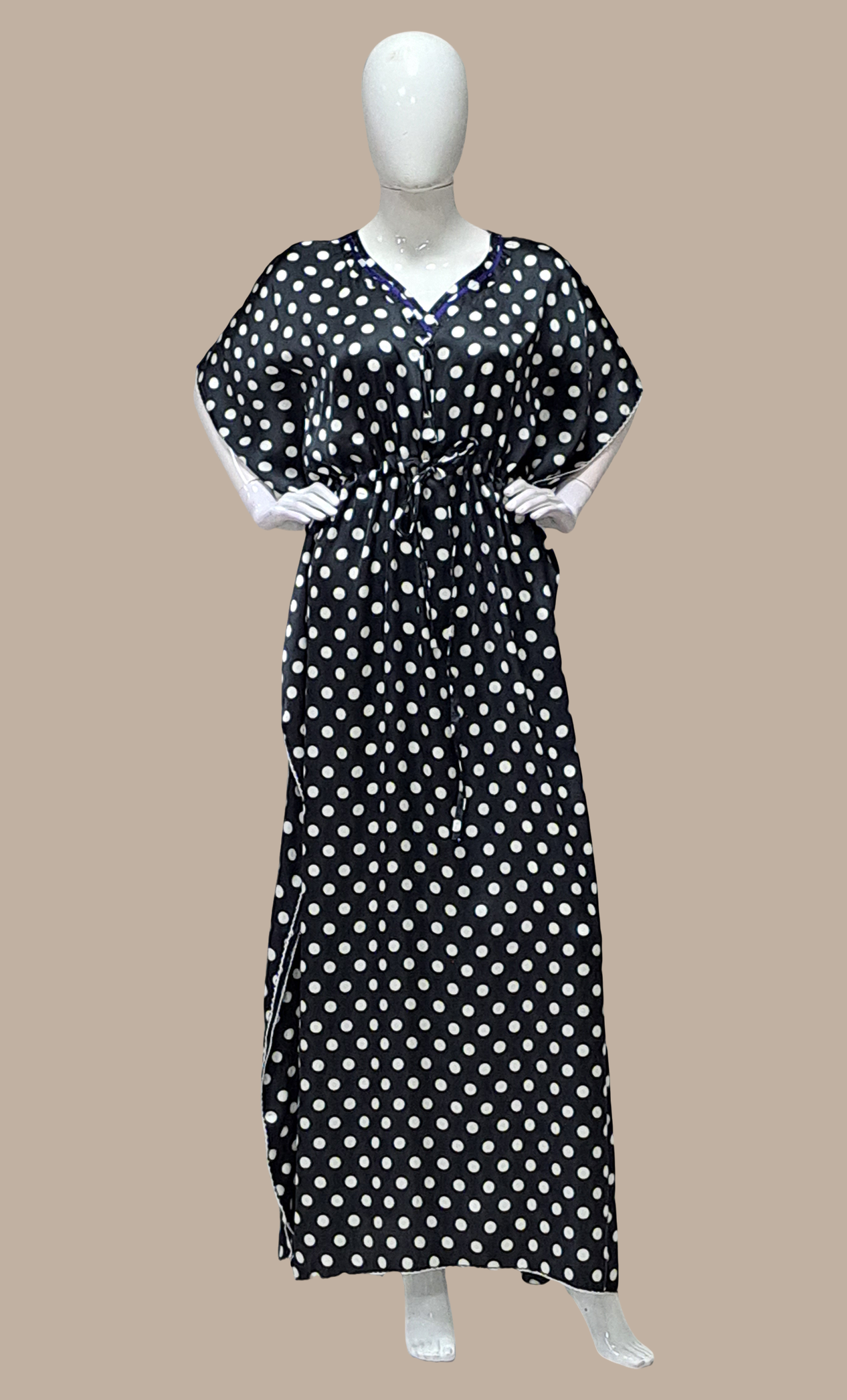 Polka dot outlet kaftan