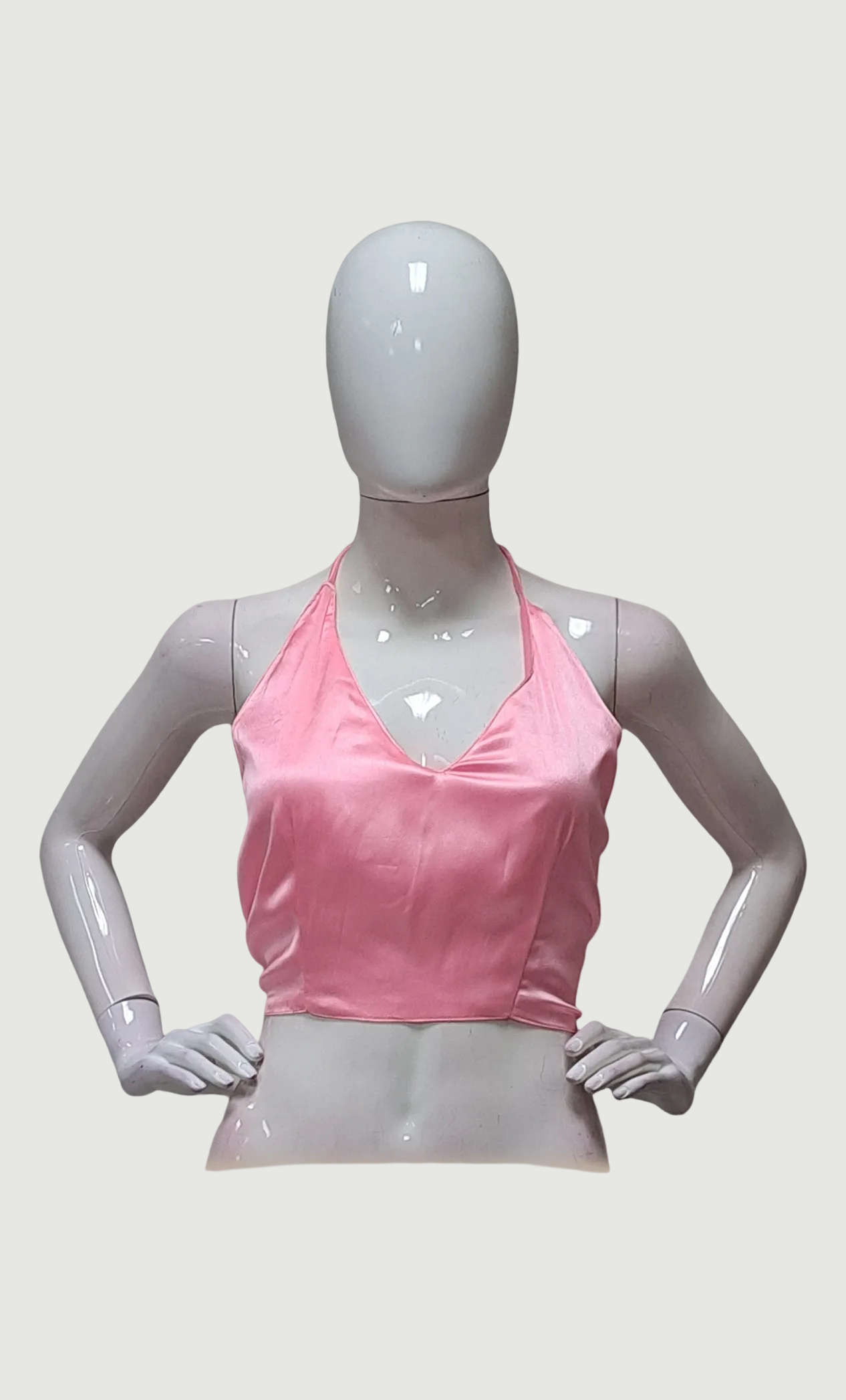 NAYA LIGHT PINK SATIN BLOUSE
