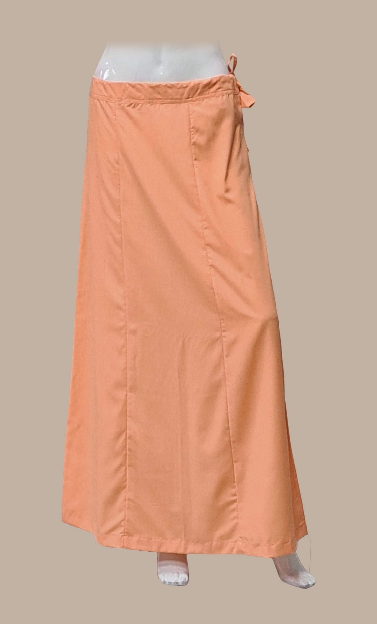 Peach Cotton Under Skirt