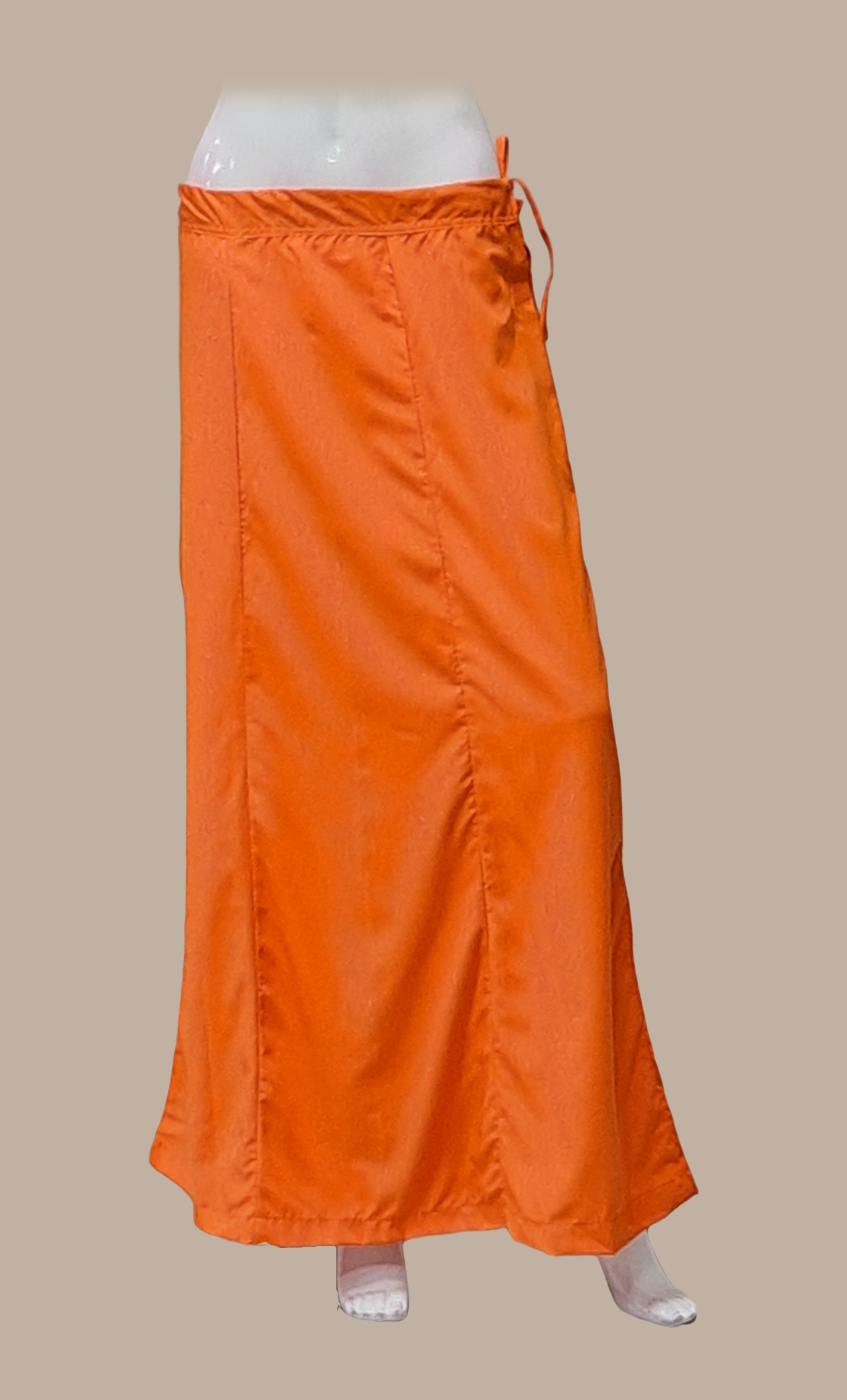 Orange Cotton Under Skirt