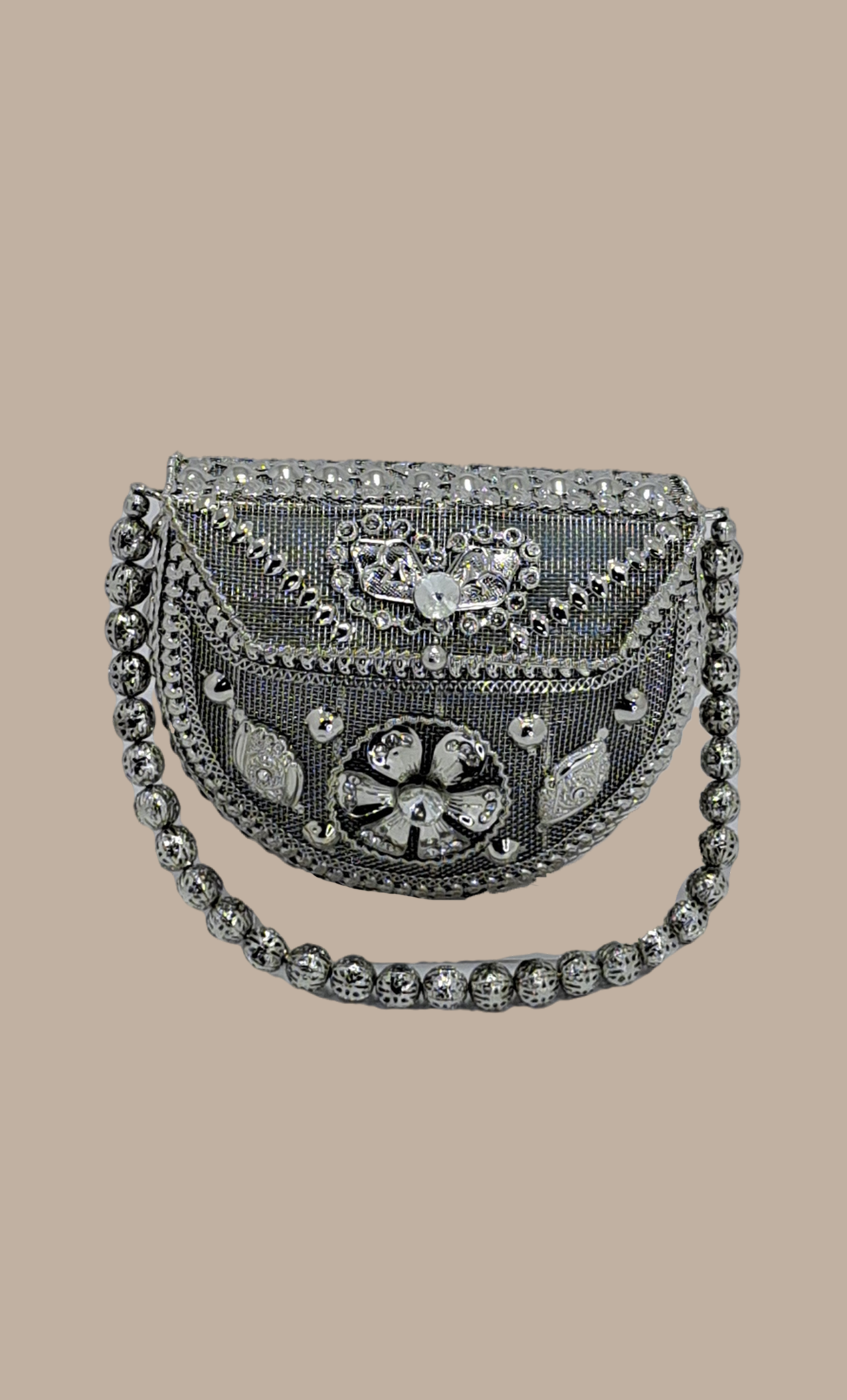 Small Silver Clutch Bag