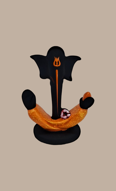 Small Orange Ganesha
