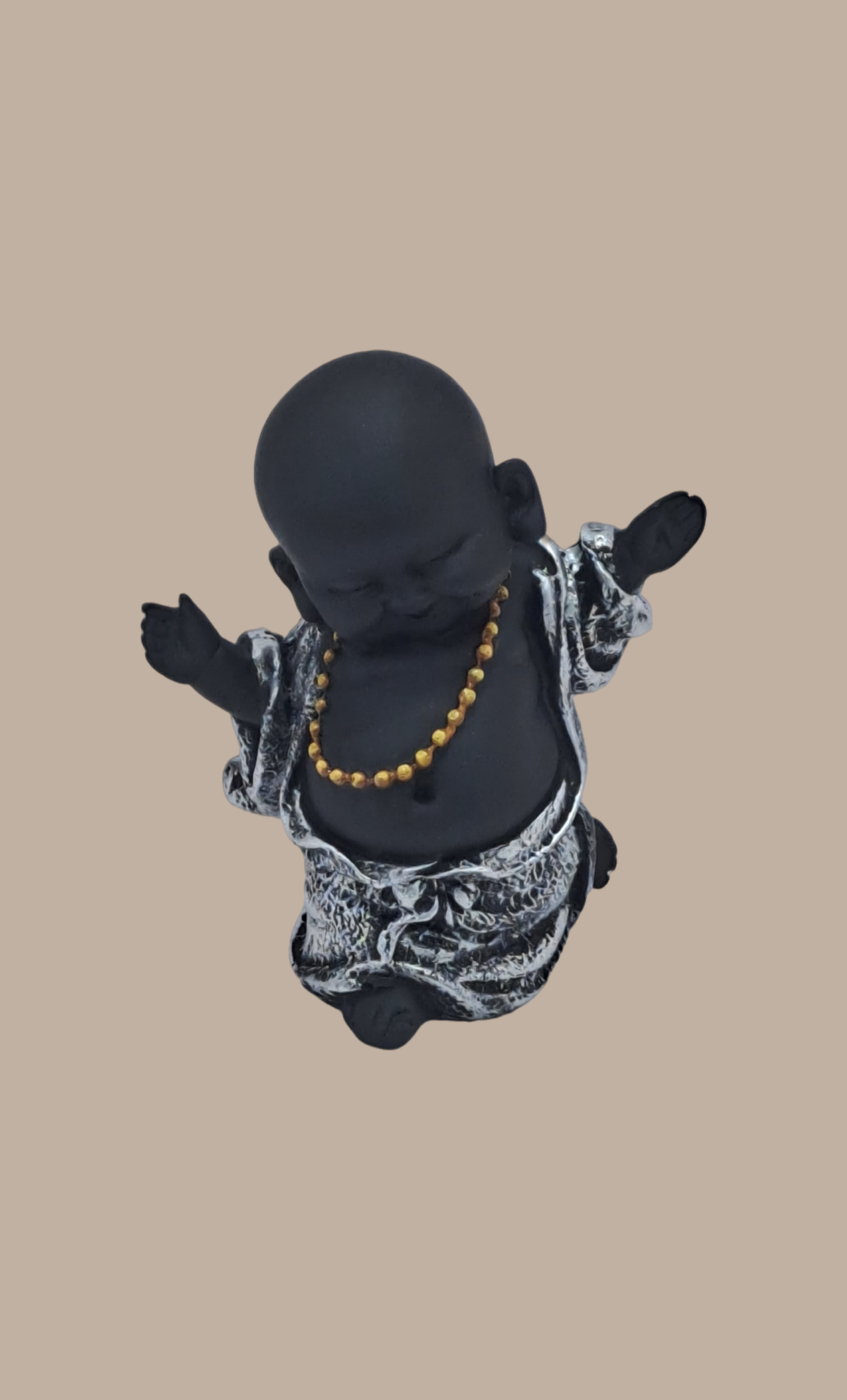 Silver Happy Baby Monk