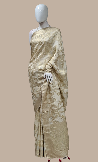 Soft Biscuit Woven Sari