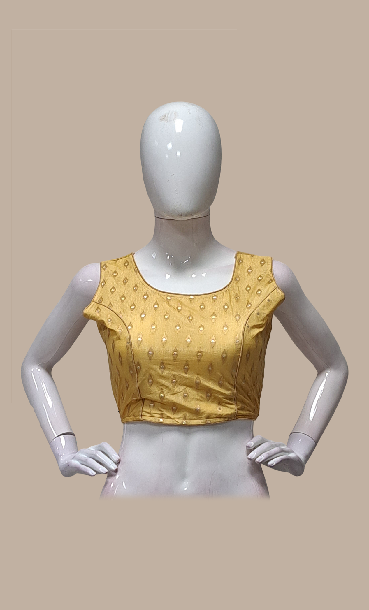 Gold Woven Blouse