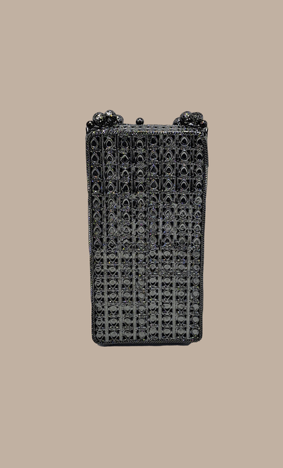 Deep Silver Metal Cell Phone Bag