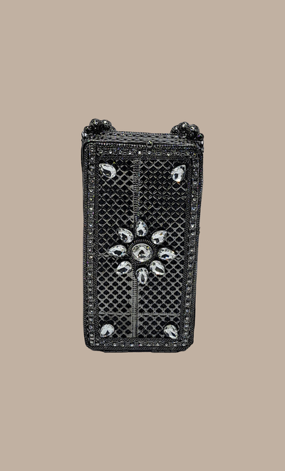 Deep Silver Metal Cell Phone Bag