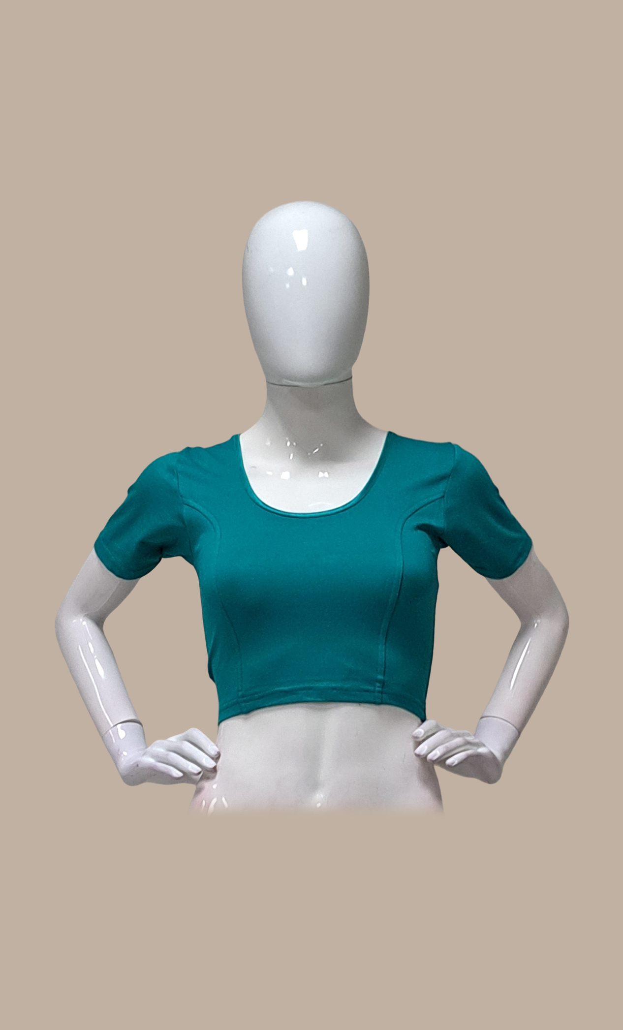 Teal Stretch Blouse