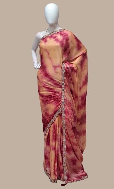 Magenta Shaded Sari