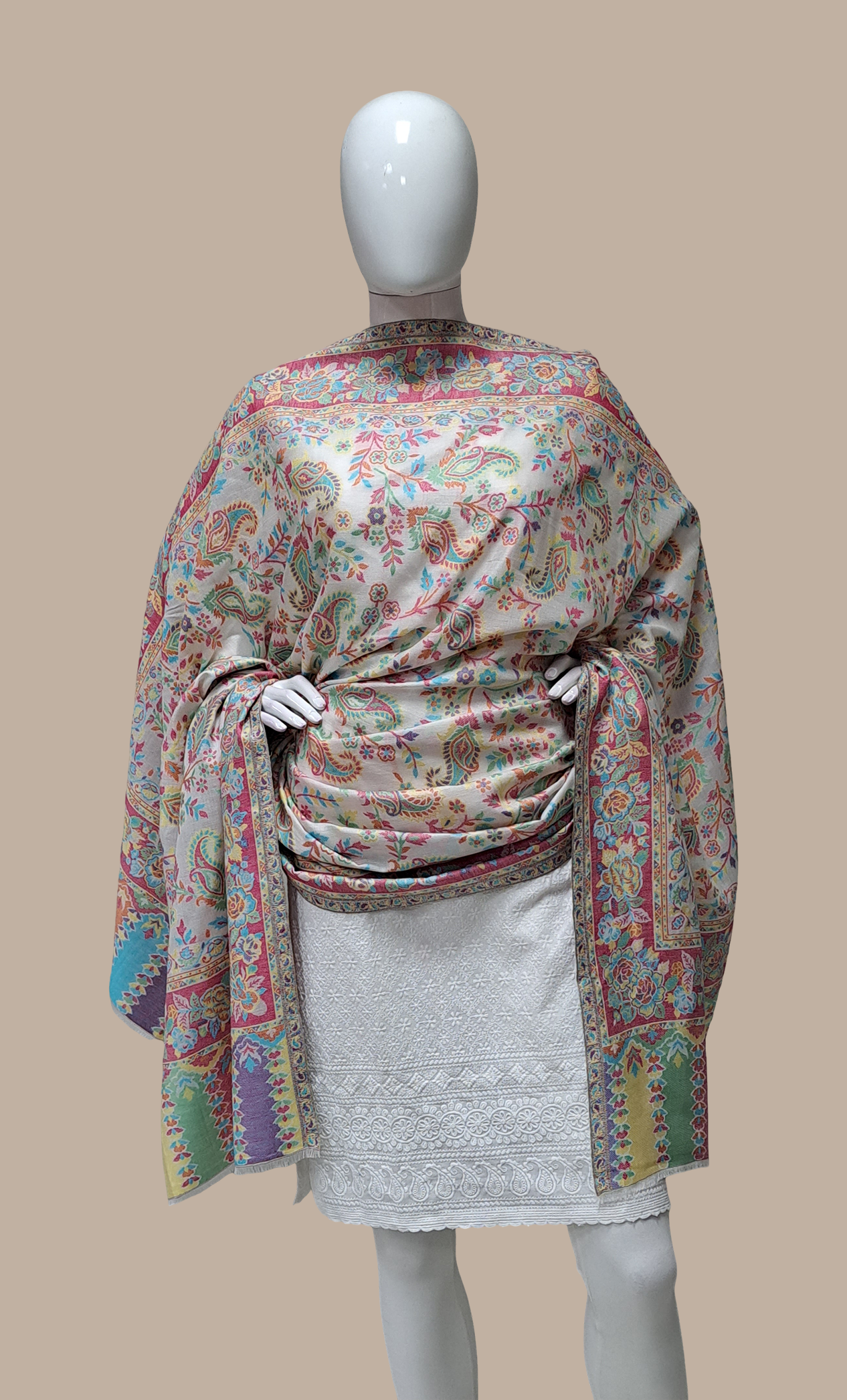 Multi-Colour Woven Shawl