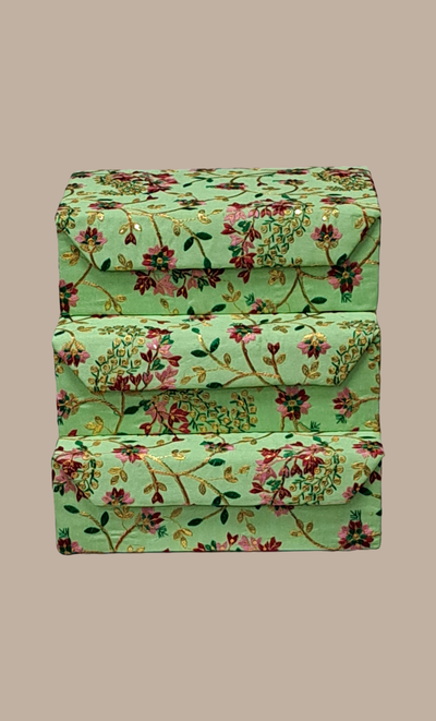 3 Roll Mint Green Bangle Box