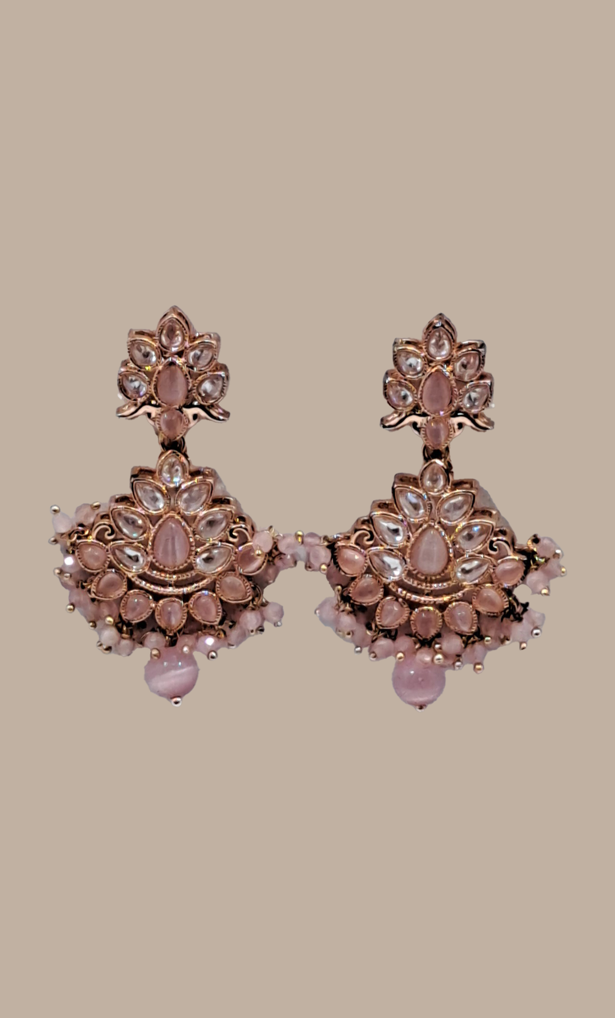 Light Pink Drop Earrings