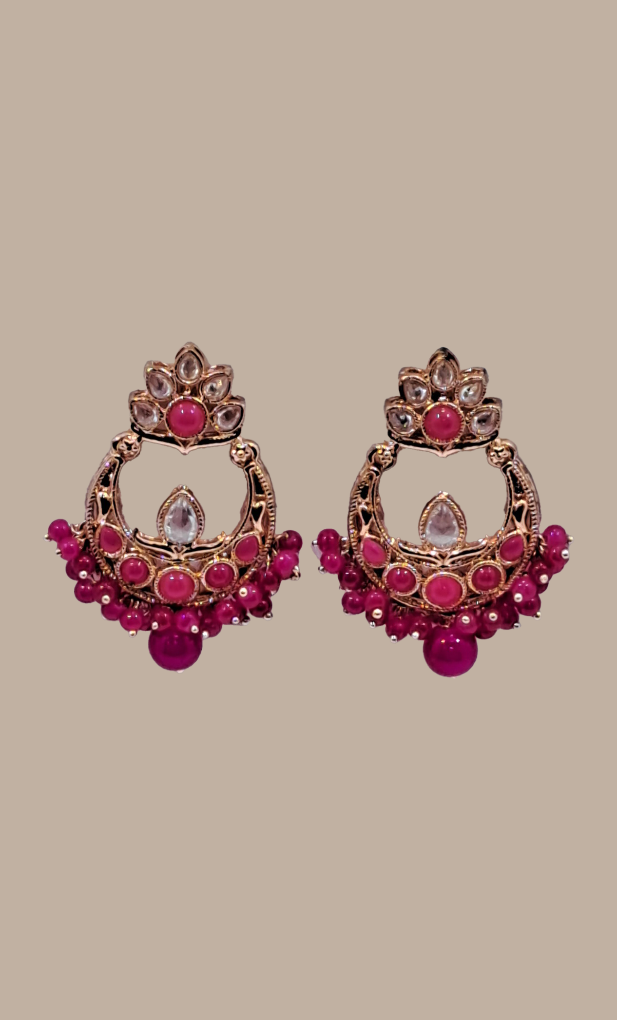 Cerise Drop Earrings