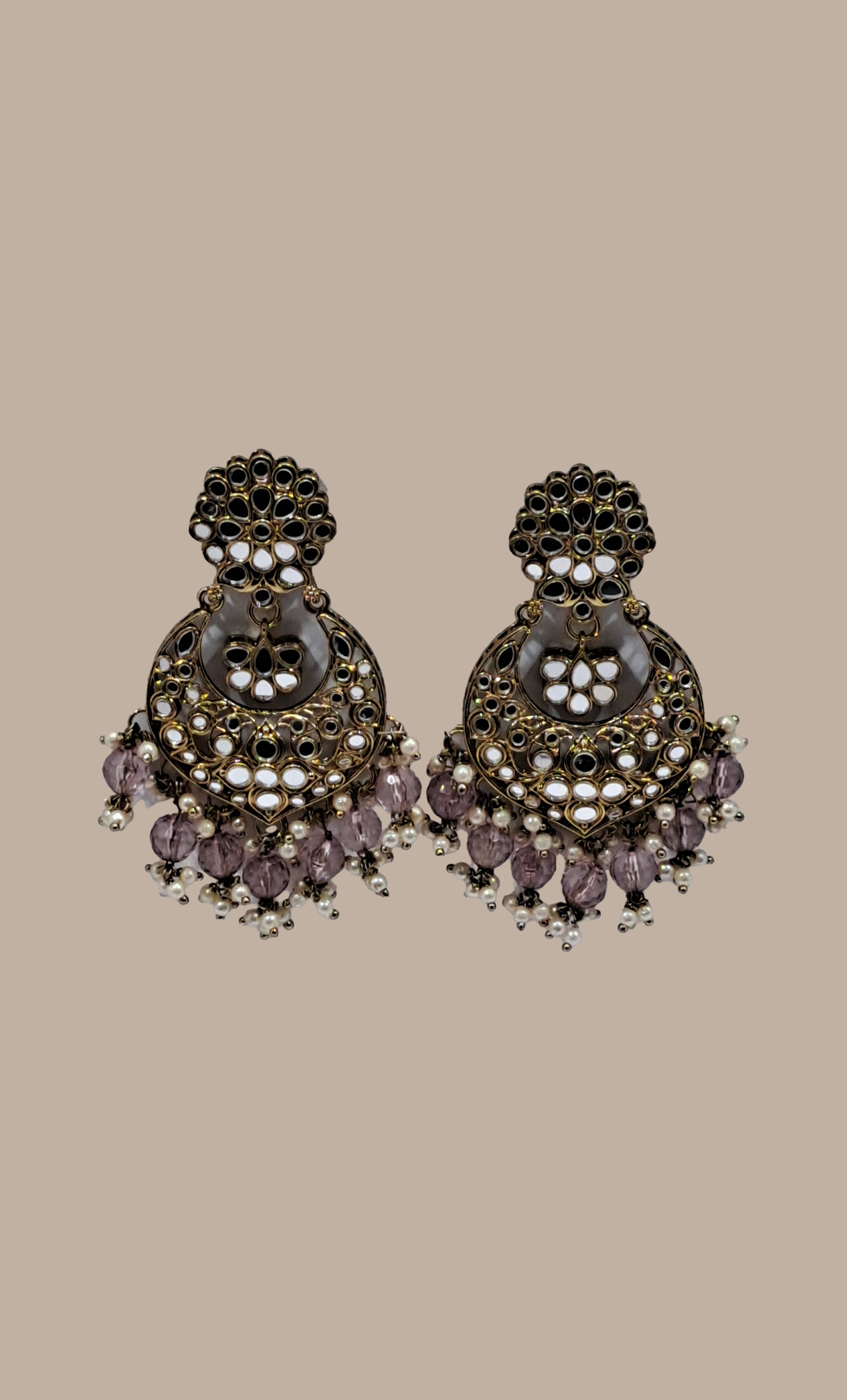 Light Lilac Drop Earrings