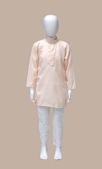 Soft Peach Kurta Set