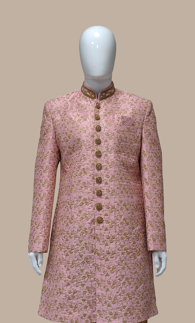 Baby Pink Embroidered Kurta Set