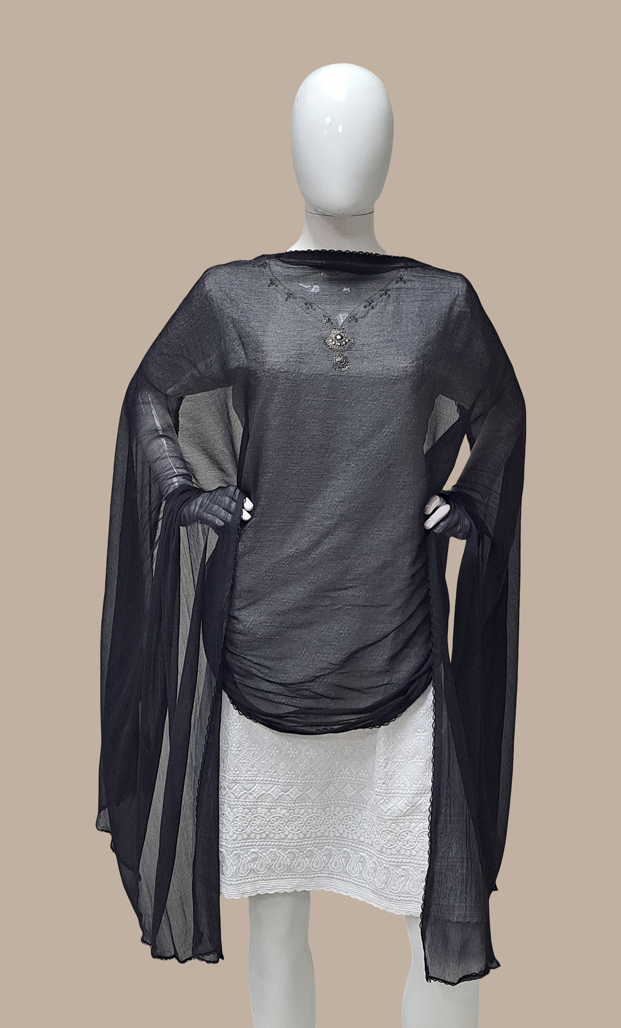 Black Dupatta