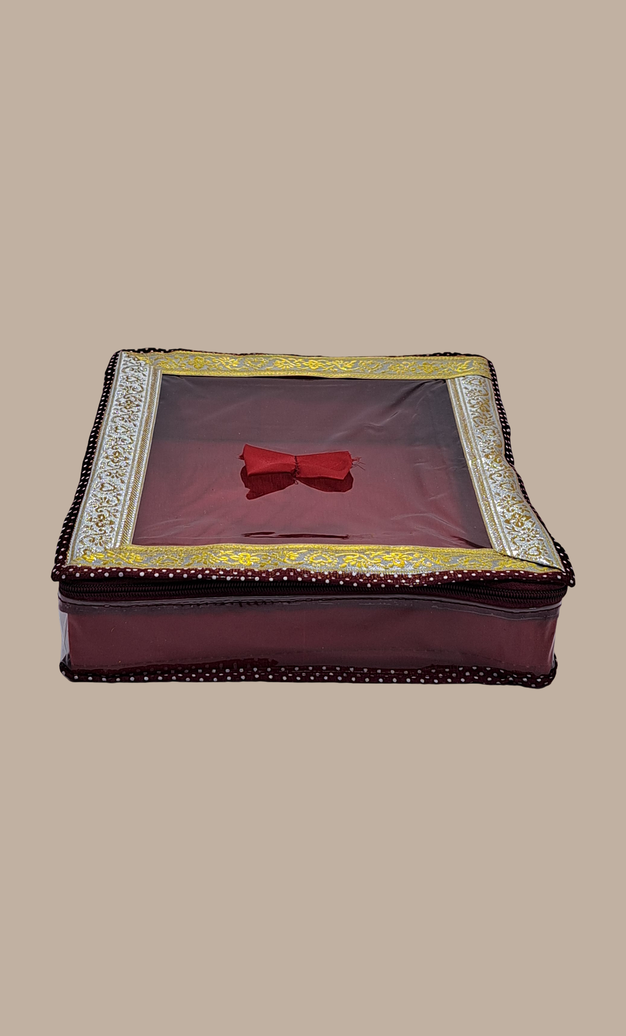 4 Piece Maroon Gift Box