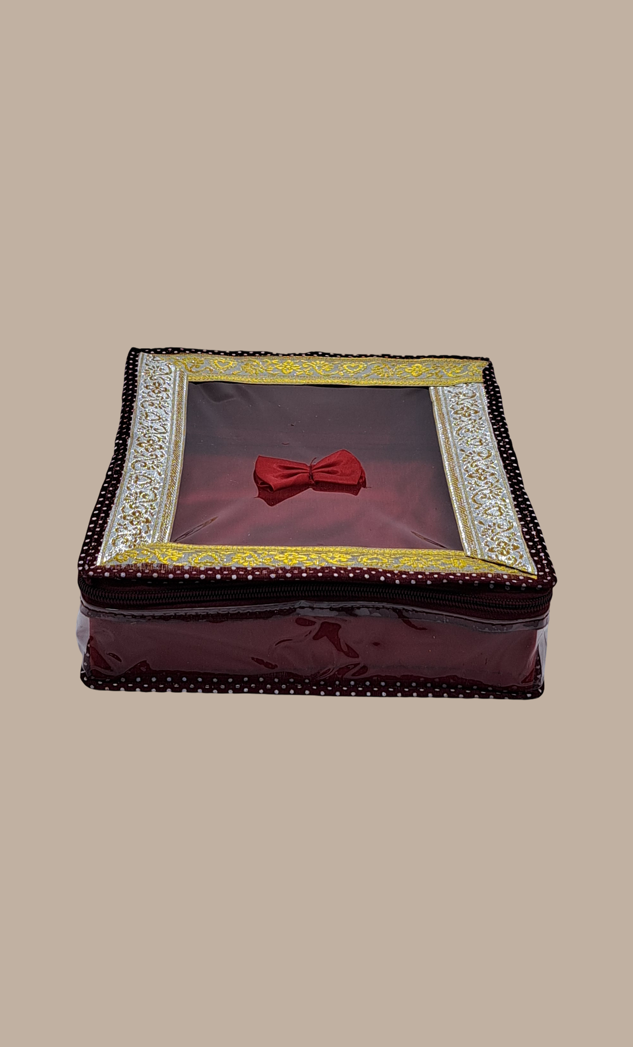 4 Piece Maroon Gift Box