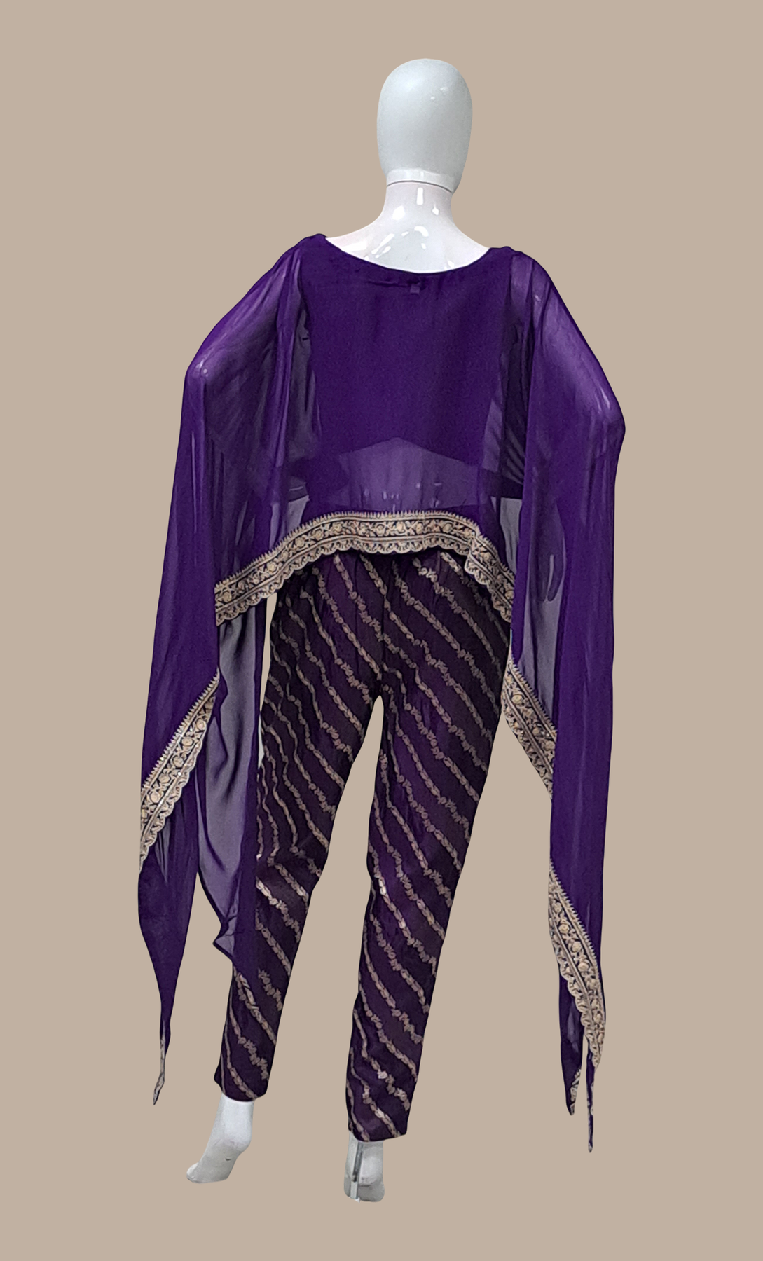 Deep Violet Fusion Poncho & Pants – Jayshrees / Rivaz