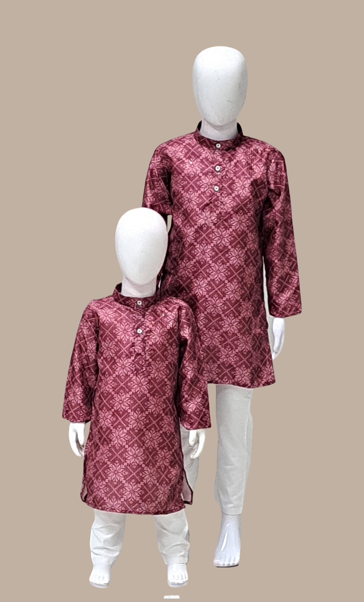 Deep Maroon Kurta Set