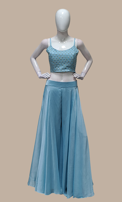 Powder Blue Palazzo Set