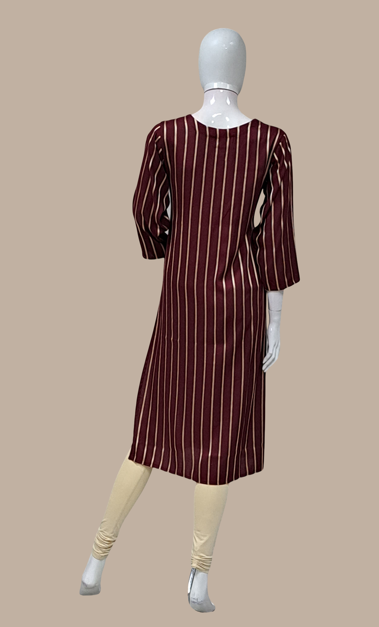 Maroon Embroidered Kurti Top