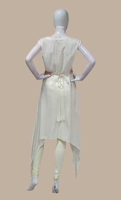 Cream Kurti Top