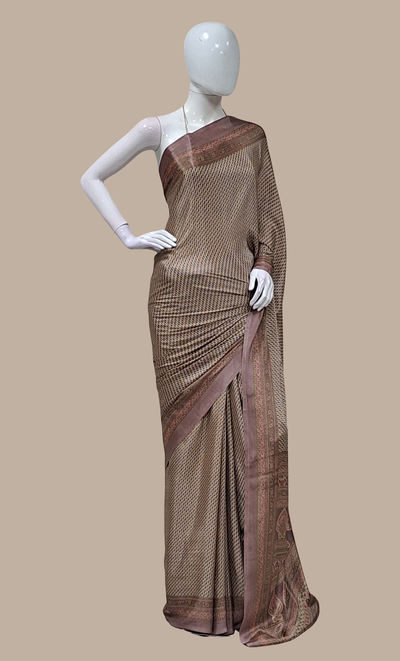 Mink Printed Sari