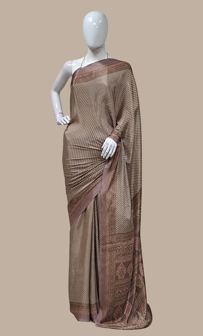 Mink Printed Sari