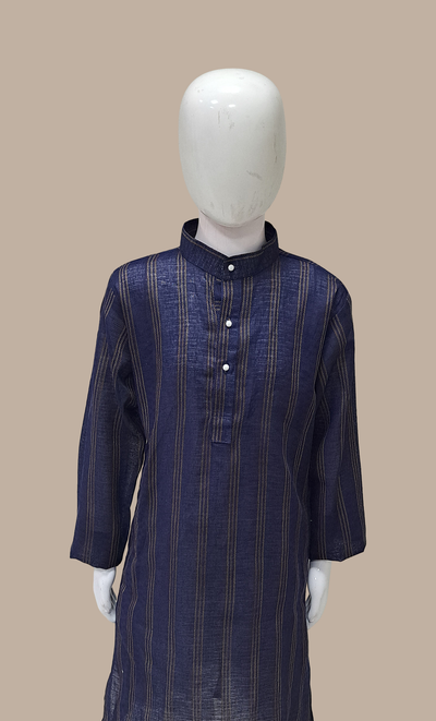 Navy Kurta Set