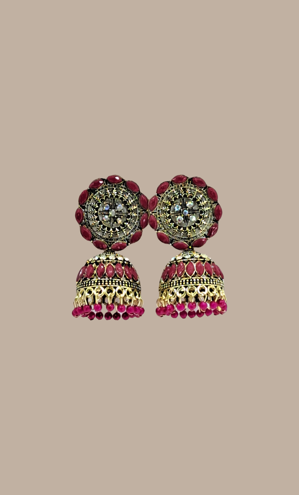 Cerise Jumki Earrings