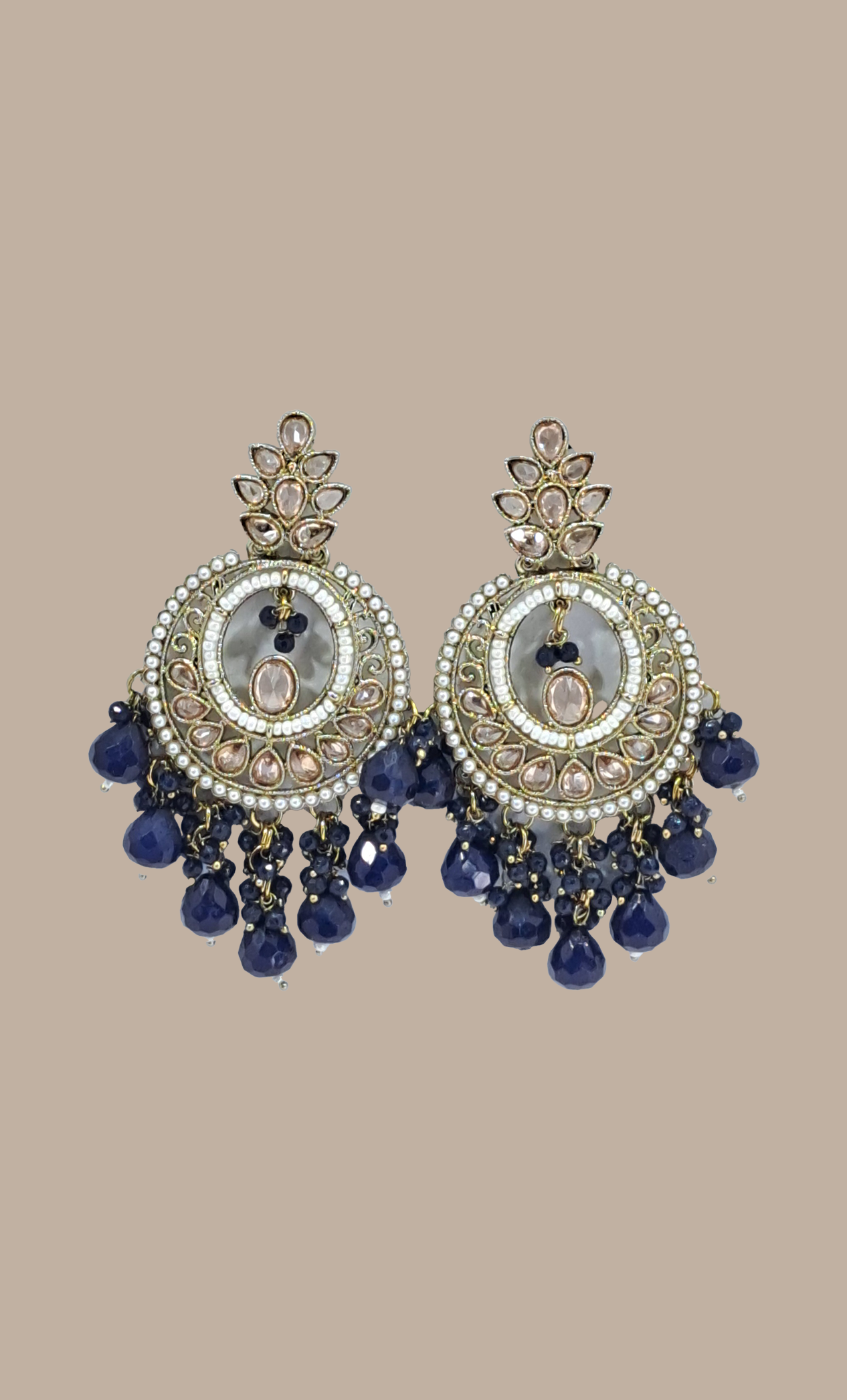 Midnight Blue Drop Earrings