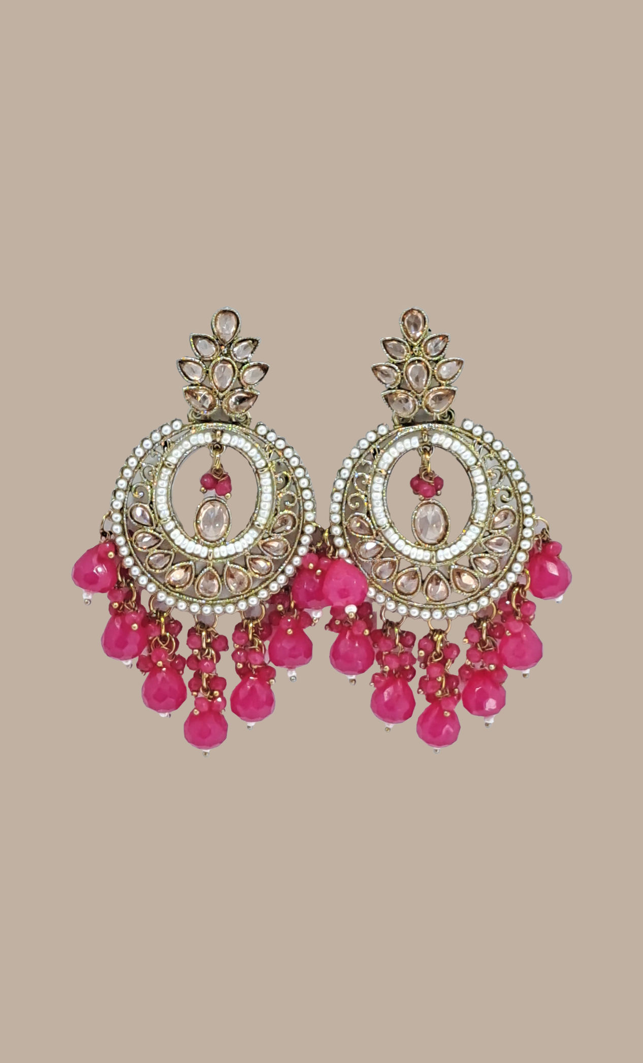 Cerise Drop Earrings