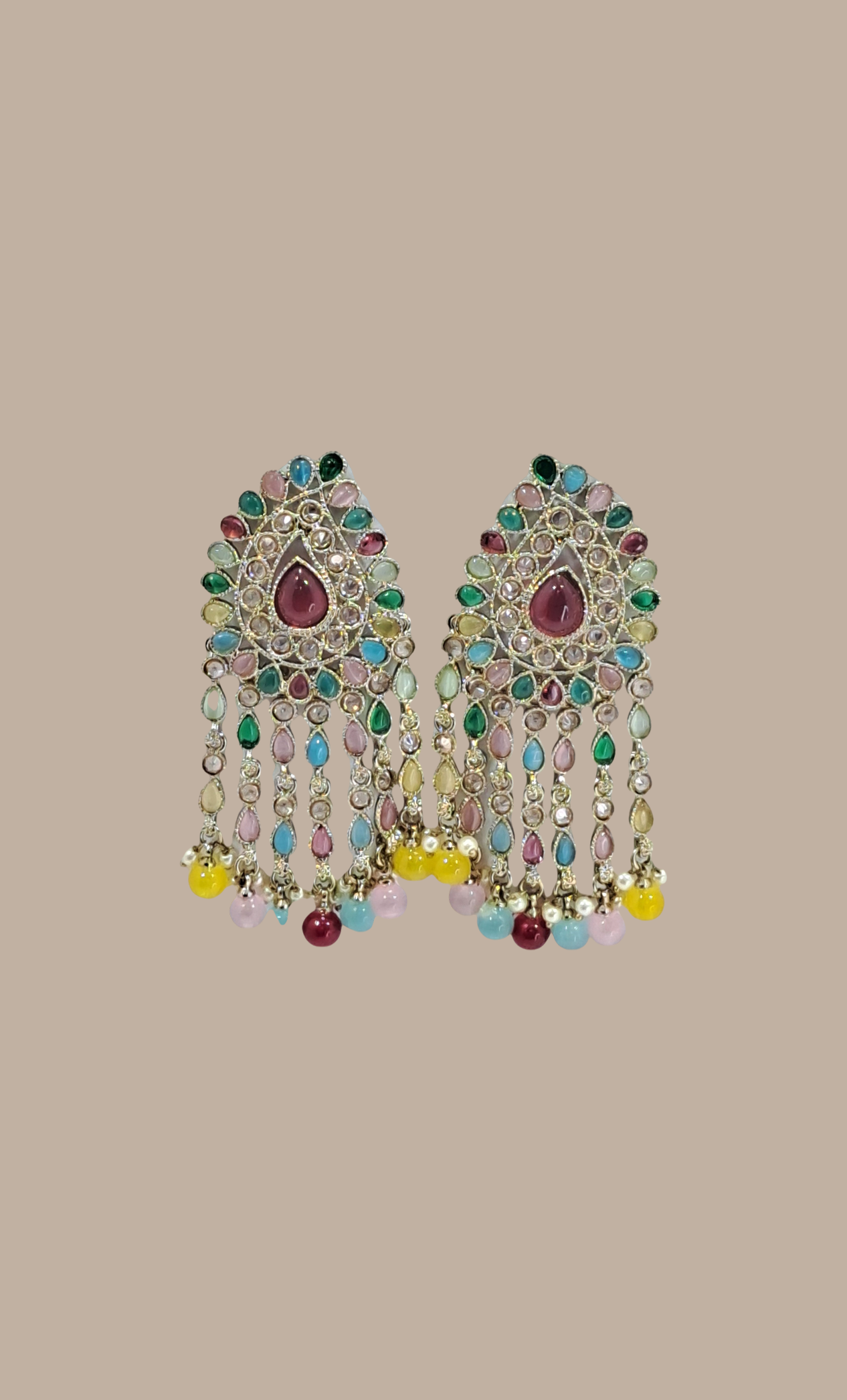 Multi-Colour Drop Earrings