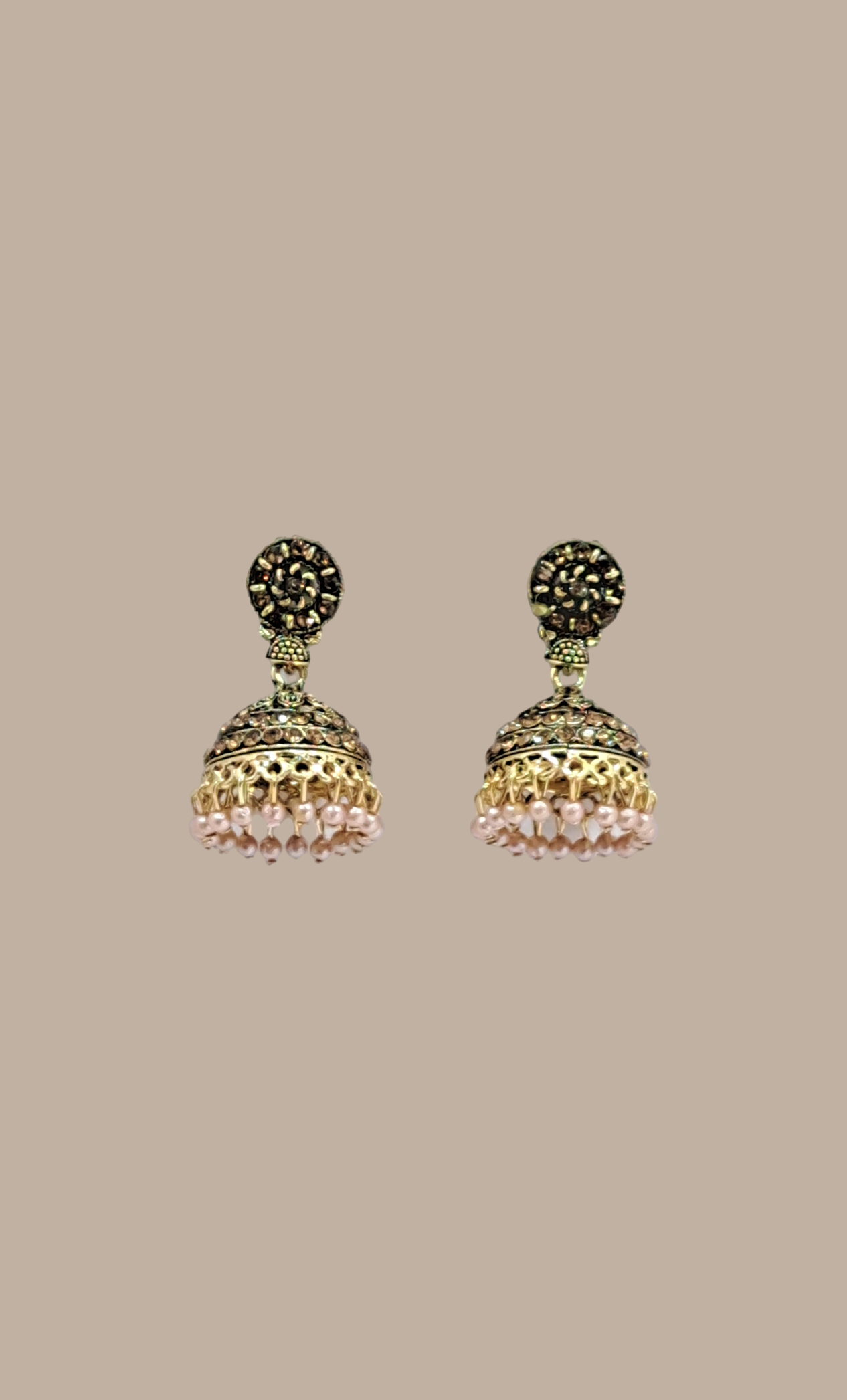 Gold Jumki Earrings