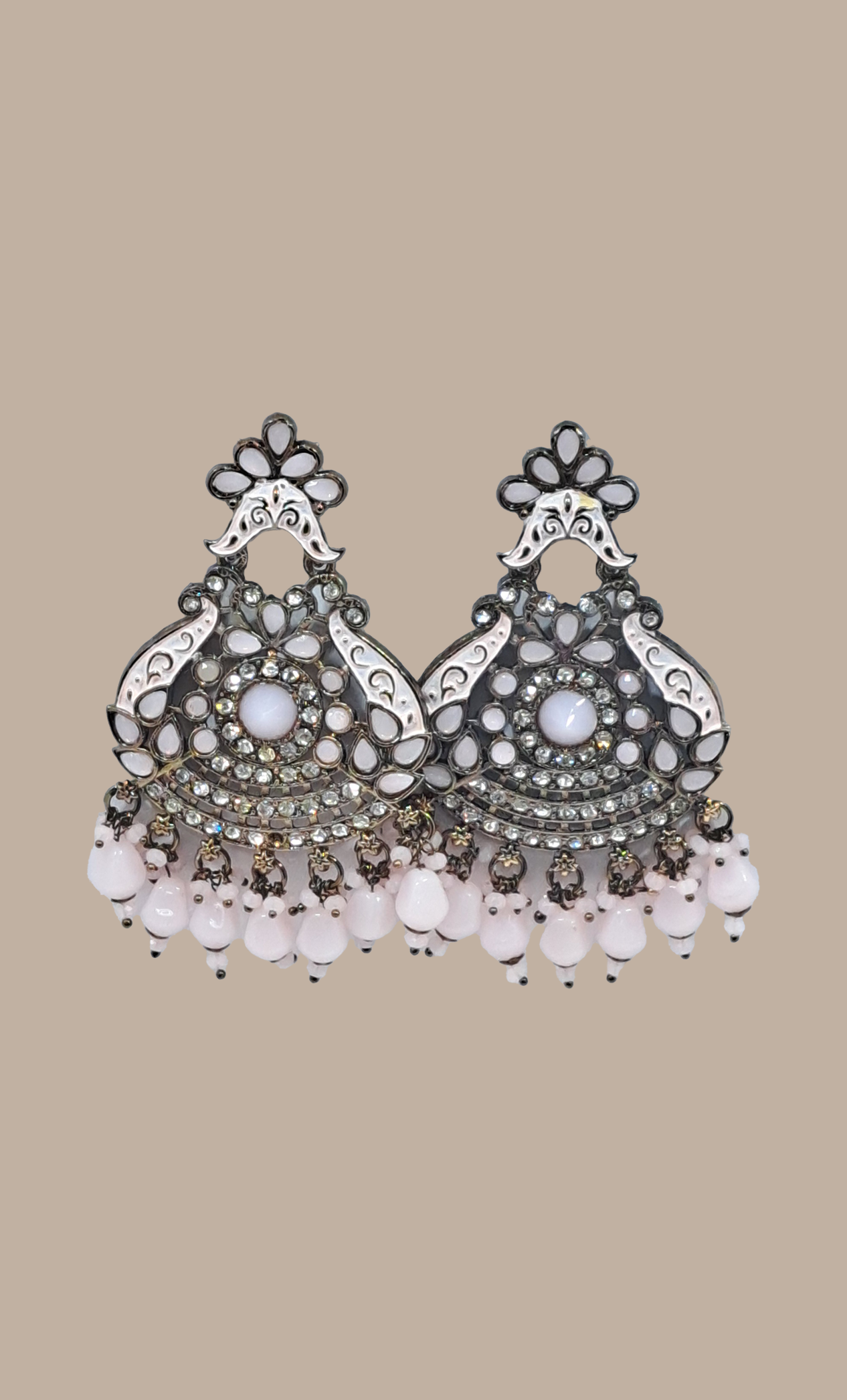 Light Pink Drop Earrings