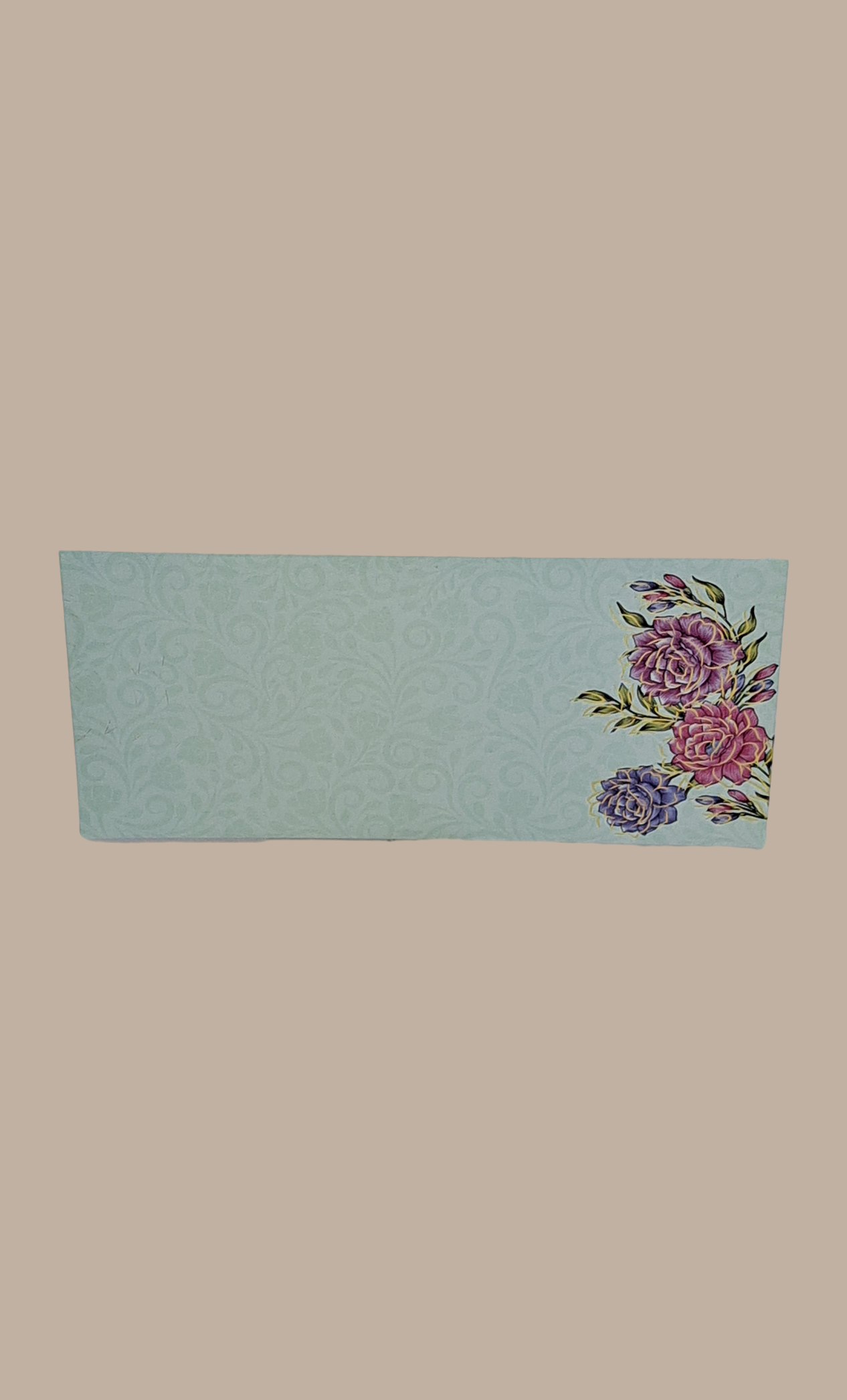 Soft Mint Printed Envelope