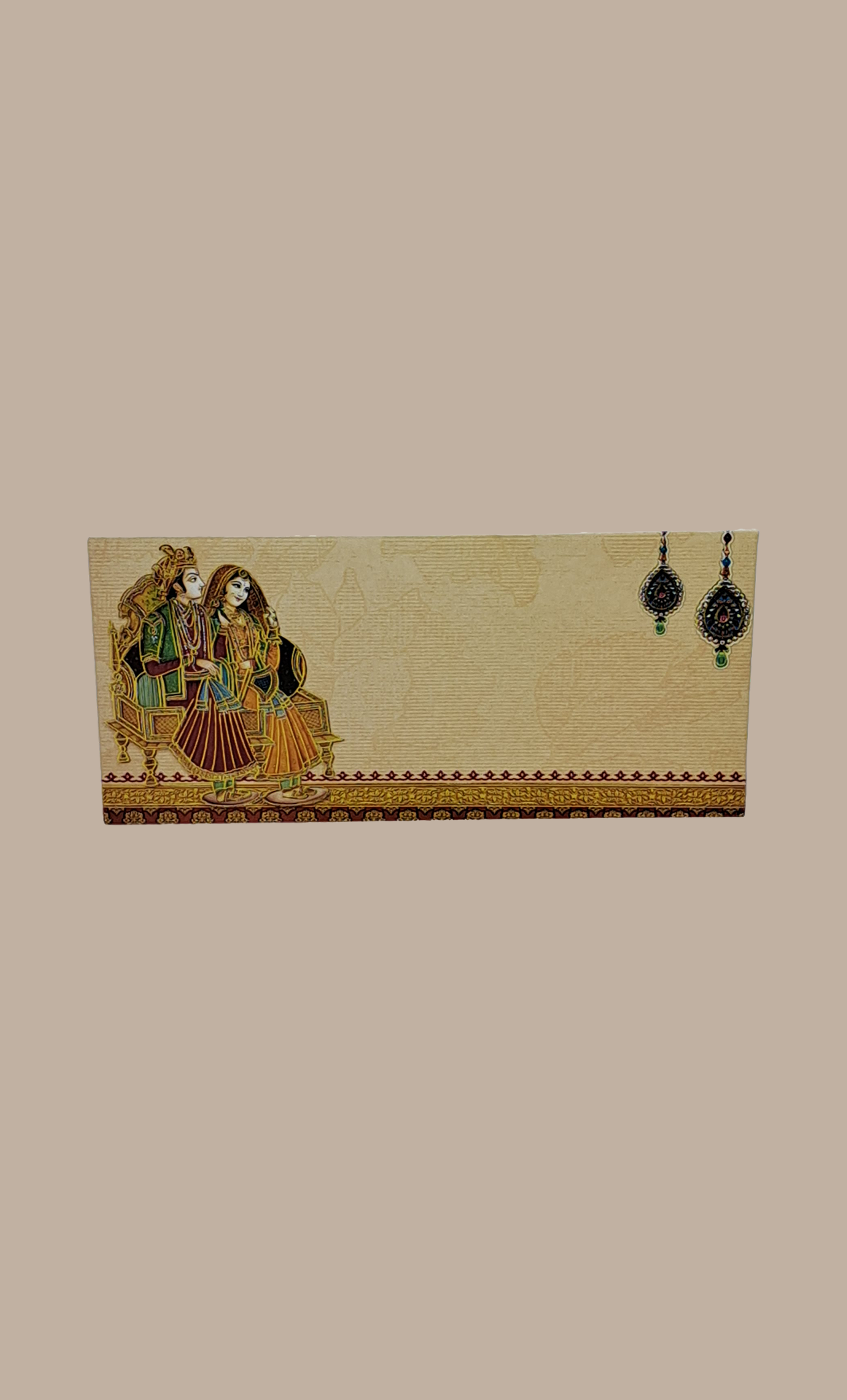 Light Beige Printed Envelope