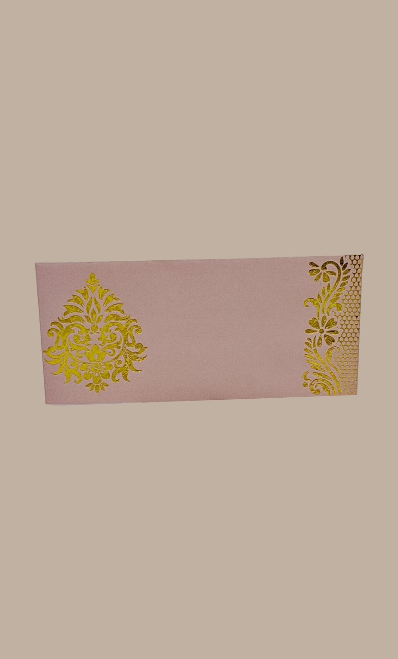 Peach Printed Envelope