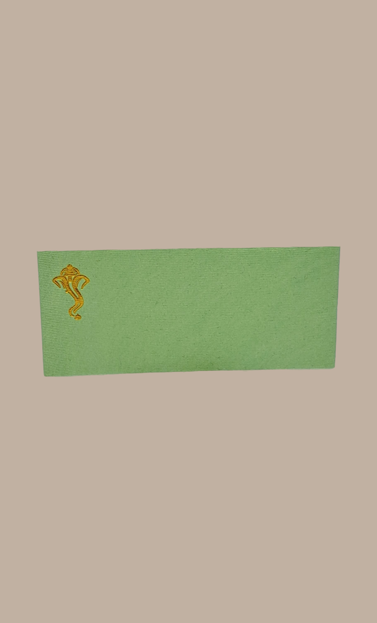 Mint Green Printed Envelope