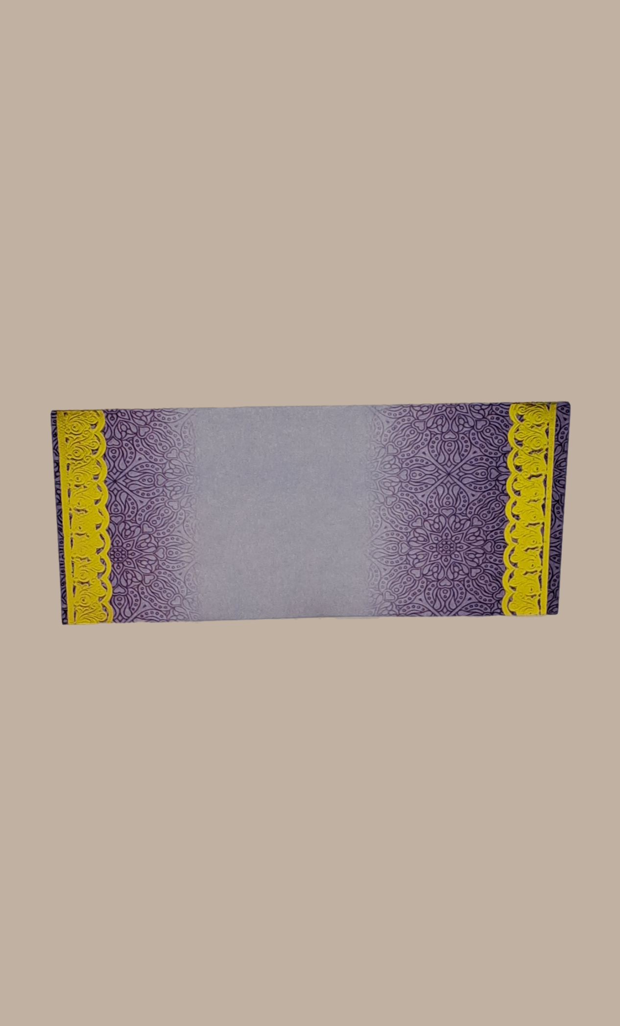 Purple Printed Envelope