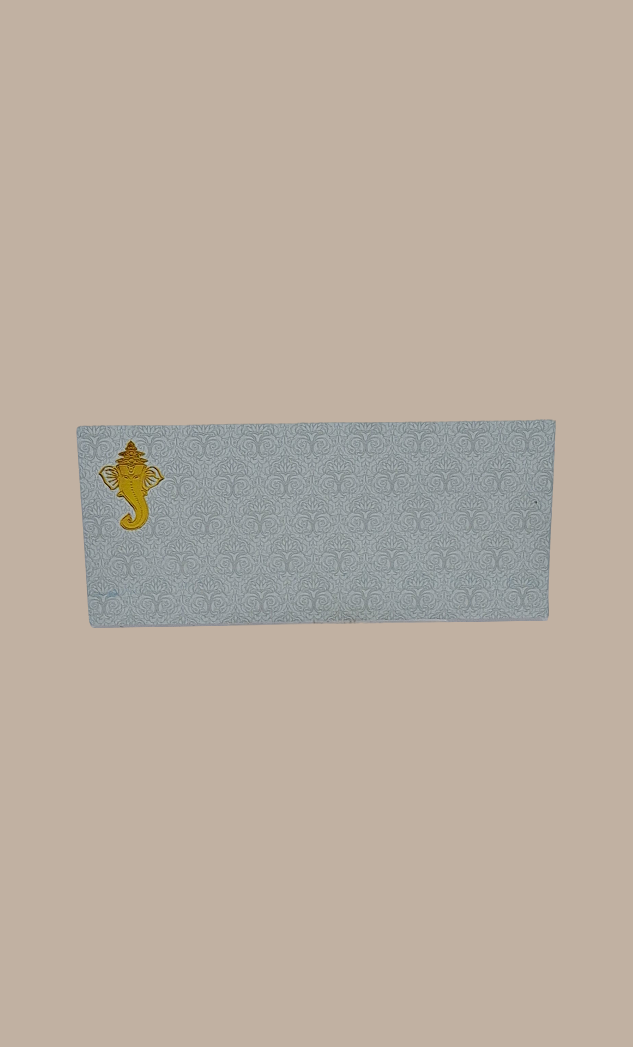 Off White Printed Envelope