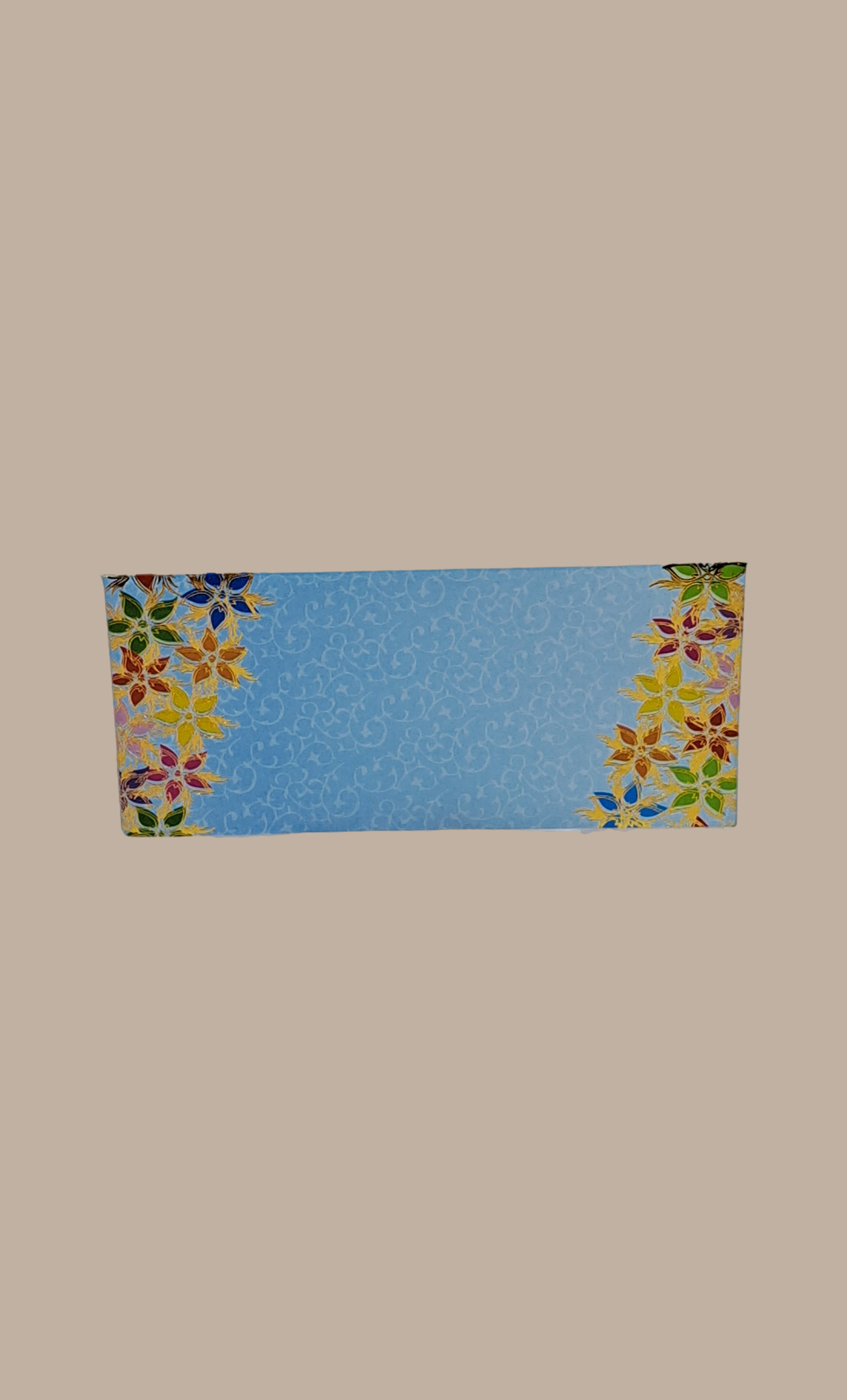 Baby Blue Printed Envelope