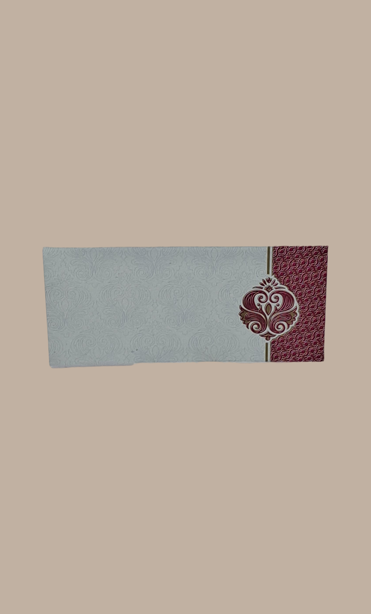 Cerise Printed Envelope